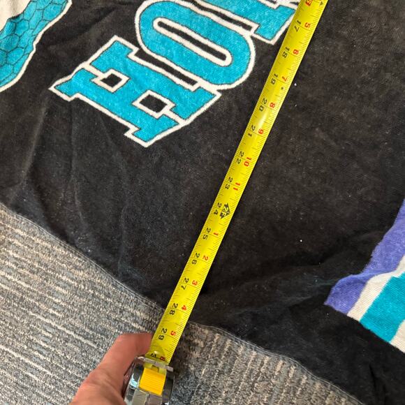 Vintage Charlotte Hornets Beach Towel 28x54" NBA Officially Licensed 100% Cotton - Picture 2 of 4